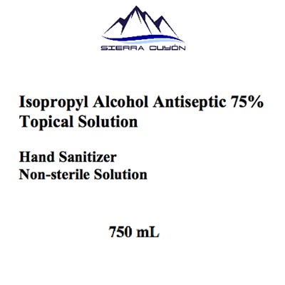 750 mL Label (Logo Hand Sanitizer)